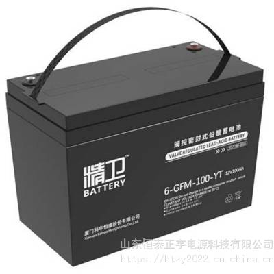 精卫蓄电池6-GFM-100-YT 12V100AH直流屏 通信基站