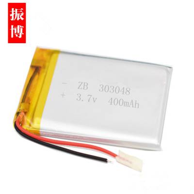 303048-400mah 点读机 计步器 智能家居 3.7v可充电电池