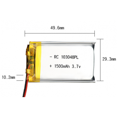 ***103048聚合物锂电池1500mah 成人用品电池智能家居