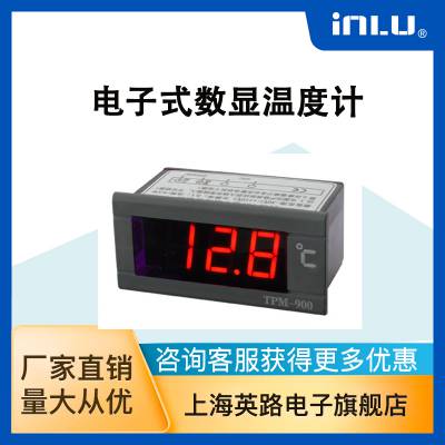 上海英路***TPM-900数字温度计测温仪 工业温度表 DC5V供电