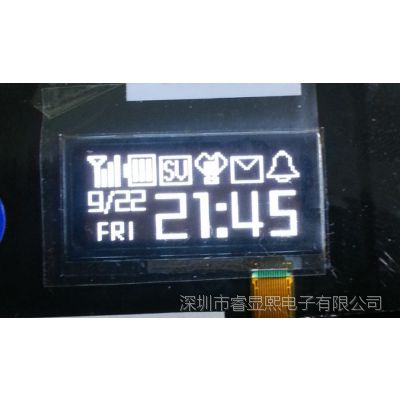 0.8英寸OLED，智能手环、移动电源等可穿戴式设备***。